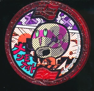 Yo-Kai Watch Medal Nautaloss Bandai Japanese Merican Glitter Red YoKai - Picture 1 of 1