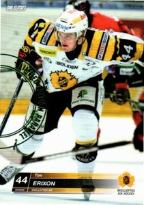 Tim Erixon 2010-11 Swedish SHL Elitset Green Parallel
