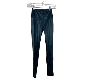 WILFRED FREE leggings donna taglia XS nero vegan pelle vita alta pull on - Foto 1 di 4