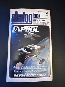Capitol By Orson Scott Card An Analog Book 1979 First Ace Printing PB RARE - Picture 1 of 5