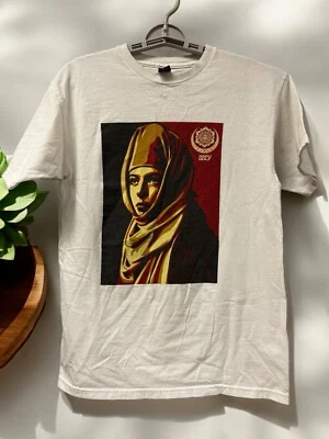 OBEY T Shirt Large Woman Portrait “Universal Personhood” Artistic - Image 1 of 4