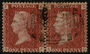 1864 GB Used Abroad PONCE Porto Rico Fine F88 1d Red Pl 120 SF-SG SG 43 / Z64 FU - Picture 1 of 1