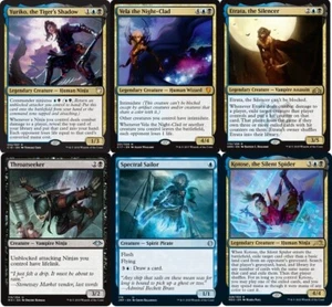 Custom Commander Deck*** Yuriko, the Tiger's Shadow - Ninja Tribal - MTG EDH NM - Picture 1 of 1