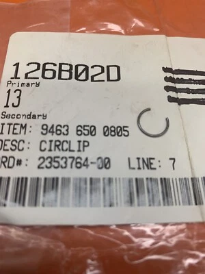 STIHL CIR-CLIP 019 MS150 MS190 T BG86 FC95 FS75 FS85 FS94 HL75 HT101 KM94 —B59 - Image 1 of 2