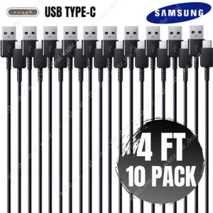 10Pack USB-C to USB-A Cable Fast Charger Type C Charging Cord Rapid Sync Charger - Picture 1 of 13