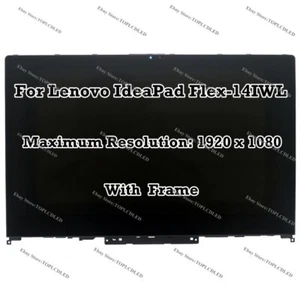 14"Lenovo IdeaPad Flex-14IWL FHD LCD Anzeige 1080P LED Panel Berühren Bildschirm - Bild 1 von 10