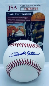 Claude Osteen Los Angeles Dodgers signed Official MLB Baseball Ball JSA - Picture 1 of 2
