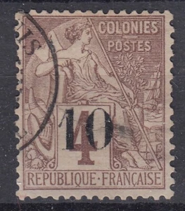 SENEGAL : RARE SURCHARGE N° 3 OBLITERATION ST LOUIS - COTE 120 € - A VOIR - Foto 1 di 2