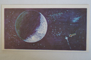 Mysteries & Wonders of The World Vintage 1961 Coopers Tea Card Moon Rockets