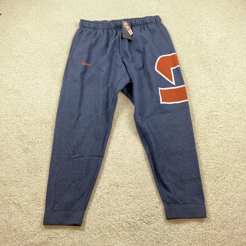 Nike Syracuse Orange Mens 2XL Sweatpants Blue New DJ7058-419 Cover