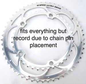 Campagnolo 10 speed Ultra Drive Chainring set 53/39T Road Bike NOS 