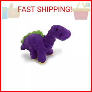 goDog Just For Me Bruto with Chew Guard Technology Plush Dog Toy, Purple, Mini - Picture 1 of 2