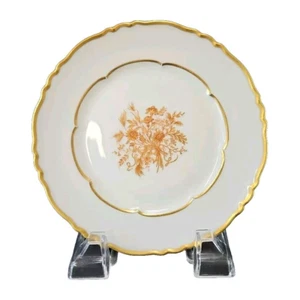 Haviland Limoges Floreal Bread Butter Plate 6.5" Gold Flowers France Multiples - Picture 1 of 9