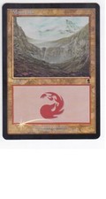 MTG FOIL ODYSSEY MOUNTAIN NM/M COMMON BASIC LAND #345 ENGLISH MAGIC THE GATHERIN