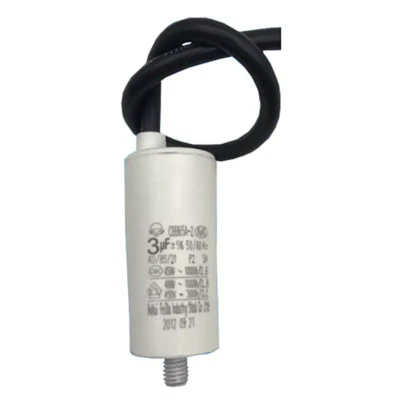 1PC Refrigerator compressor 3UF4UF capacitor w/ screw stud CBB60 = CBB65A-2 NEW - Image 1 of 2