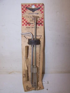 VINTAGE SULLIVAN PROD PYLON BRAND COX THIMBLE DROME 1/2  PT FUEL CAN PISTON PUMP - Picture 1 of 6