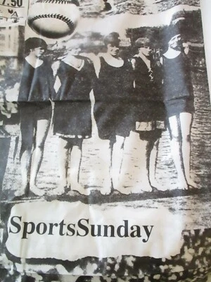 Vintage All Sports Theme SPORTS SUNDAY  Black & White Photo Print Shower Curtain - Image 1 of 4