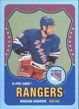 2010-11 (RANGERS) O-Pee-Chee Retro Rainbow #240 Marian Gaborik