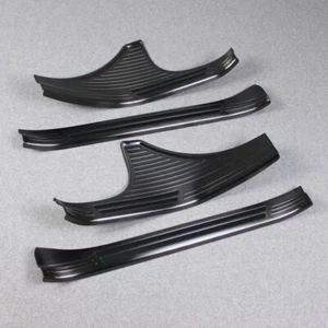 Ajuste Subaru New Forester 2019-2025 umbral de puerta interior placa rasguño cubierta embellecedor negro - Imagen 1 de 11