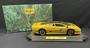 YELLOW Maisto Jaguar Xj220 HUGE DieCast 1:12 Scale 1992!! - Picture 1 of 24