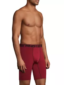 AND1 Herren Unterwäsche Pro Platinum langes Bein Boxershorts, 6er-Pack - Bild 1 von 14