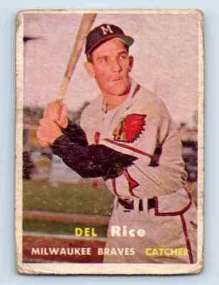 1957 Topps Del Rice Milwaukee Braves #193 - Image 1 of 2