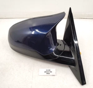 ✅ 15-20 OEM BMW F82 F83 M4 Passenger Side Mirror Heated Auto Dim w/ Camera Blue - Picture 1 of 14