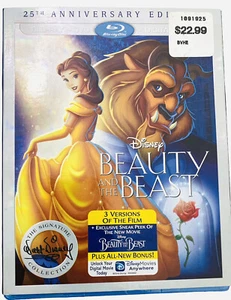 Beauty & the Beast 25th Anniversary Blu-ray DVD Signature Collection SEALED - Imagen 1 de 3
