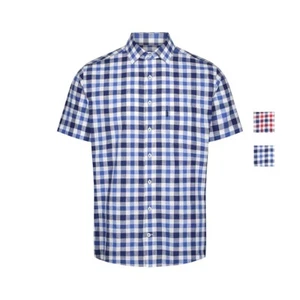 Champion Holkham Mens Brushed Check Shirt Button Up Collar Casual Wear M-5XL - Picture 1 of 4