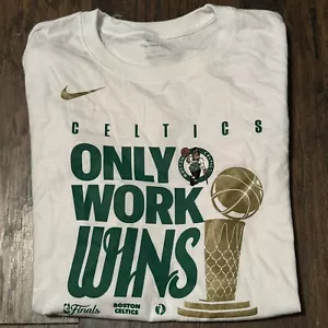 Boston Celtics solo lavoro vince White Parade Champions Nike basket donna XL - Foto 1 di 8