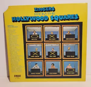VINTAGE ZINGERS VON DEN HOLLYWOOD SQUARES TV GAME SHOW PLATTE ALBUM NUR COVER - Bild 1 von 2