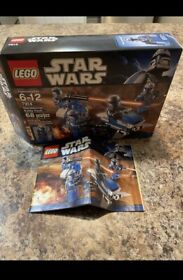 LEGO Star Wars Mandalorian Battle Pack 7914 100% Complete Minifigs Instructions