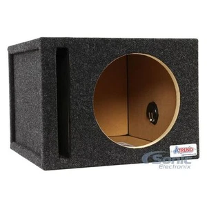 Caja de gabinete de subwoofer ventilado/portado Atrend 10SQV serie Pro única de 10" - Imagen 1 de 5