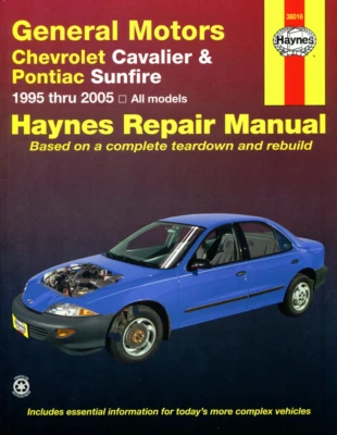 Manuale Chevrolet Cavalier Pontiac Sunfire 1995-2005 Haynes Workshop Service - Immagine 1 di 4