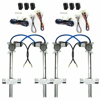 31-50 Chevy Power Window Kit 7 switches Hot Rod Street Rod four door glass - Image 1 of 4