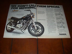 1979 YAMAHA XS1100 SPECIAL ORIGINAL 2 PAGE AD - Bild 1 von 3