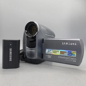 Samsung VP-D371W Handheld MiniDV Cassette Camcorder Silver Tested - Picture 1 of 8