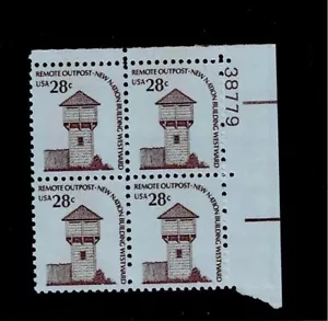 US Scott #1604, Plate Block #38779 1978 Nisqually 28c FVF MNH Upper Right - Picture 1 of 1