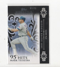 2008 Topps Moments & Milestones BLACK Mark Teixeira #123 #'d 02/25 RANGERS 1B