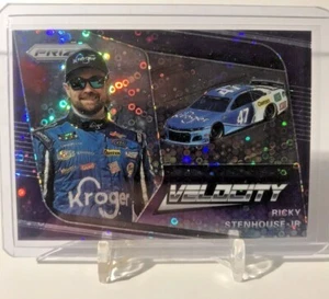 2020 Panini Prizm Racing Purple Prizm Velocity RICKY STENHOUSE JR. #'d /75 - Picture 1 of 2
