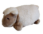 Kmart Lamb Sheep Pillow Stuffed Plush Soft Toy 20" 2015 Sewn Eyes Sherpa