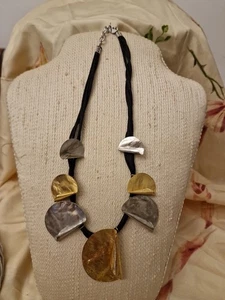 Collana Metallo DIM Italy L. Cm. 49 vintage (V3) ^ - Picture 1 of 8