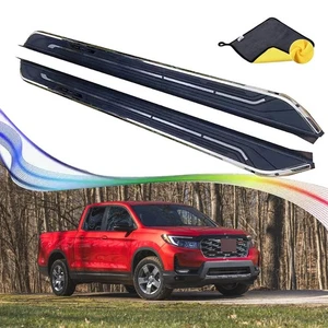 Fit Honda Ridgeline 2017-2026 Running Boards Side Step Pedals Nerf Bar W/Bracket - Picture 1 of 6