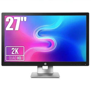 MONITOR 27" HP EliteDisplay E272Q LED IPS USB HDMI DP PIVOT 2K 2560x1440 QH - Zdjęcie 1 z 9