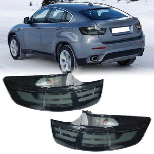 Juego de luces traseras LED de freno trasero con intermitente amarillo para BMW X6 E71 2008-2014 - Imagen 1 de 20