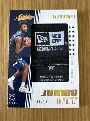 2019-20 Panini Absolute Jaylen Nowell Player Worn Jumbo Hat Rookie RC 6/10 - Image 1 of 2