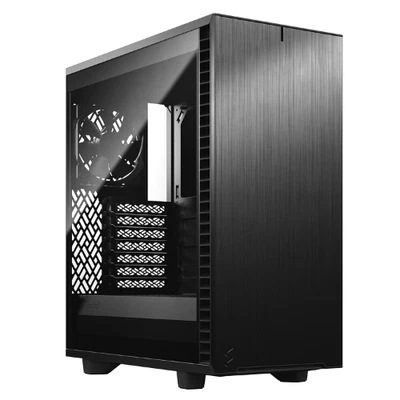 Fractal Design Define 7 Compact Black PC Computer ATX Case FD-C-DEF7C-03 - Image 1 of 4