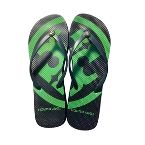 Chanclas Tory Burch azules y verdes talla 7 - Imagen 1 de 3