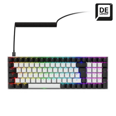 Sharkoon SKILLER SGK50 S2 White Gaming-Tastatur, Gateron Brown - Bild 1 von 4