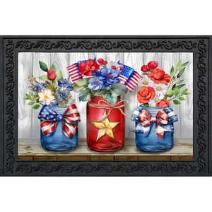 Briarwood Lane American Flowers Fußmatte - Bild 1 von 3